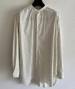 TOMORROWLAND バンドカラー ロングシャツ 63012101002