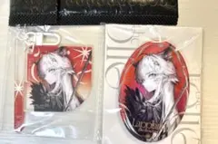 アークナイツ アクリルキーホルダー　缶バッジ ラップランド 2点セット　幻象黑兔