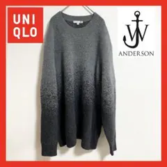 【大人気】　UNIQLO スフレヤーングラデーションクルーネックセーター　XXL