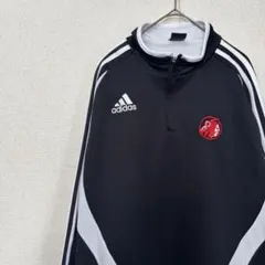 アディダス　ジャージ　ハーフジップ　トレーニング　アメリカ古着　M 4027