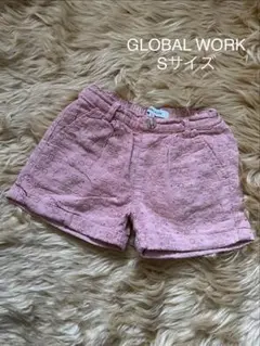 GLOBAL WORK ◎ S ピンク ズボン　ハーフ　パンツ 90 100