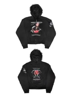 正規店購入 LCE アメリカンサイコ フード付きジャケット ブラック