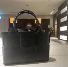 編み込みバック　ブラック　Sサイズ