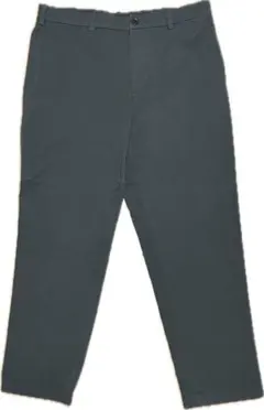 ユニクロ スマートアンクルパンツ（コットン） Lサイズ ダークグリーン