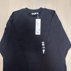 新品UNIQLO U エアリズムコットンクルーネックT 黒