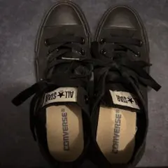 CONVERSE ブラック　スニーカー　23.5 レディース