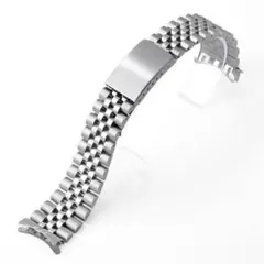 腕時計ベルト 20mm シルバー ジュビリー 弓カン ステンレス