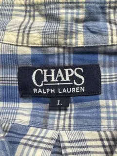 CHAPS RALPH LAUREN 半袖 プルオーバー チェックシャツ Lのサムネイル