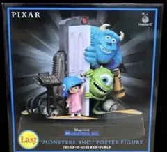 PIXAR ピクサー Happyくじ モンスターズインク ポスターフィギュア