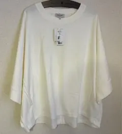 新品タグ付き‼️ライトオン ゆったり半袖Tシャツ アイボリー XLのサムネイル