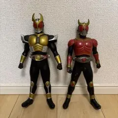 仮面ライダークウガ アギト ソフビ フィギュア ビックフィギュア 2体セット