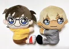 名探偵コナン モアプラスくっつきぬいぐるみ 江戸川コナン 安室透