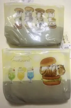 mofusand 猫デザイン ポーチ　モフサンド　セット