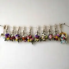 ドライフラワー ガーランド インテリア 壁飾り