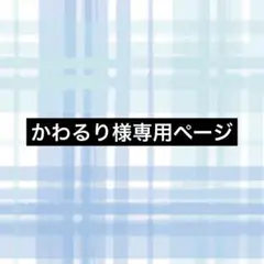かわるり様専用ページ