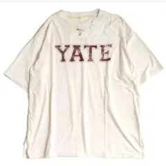 アイボリー/L　コカ coca ヴィンテージ調Tシャツ　コットン　5分袖　古着風