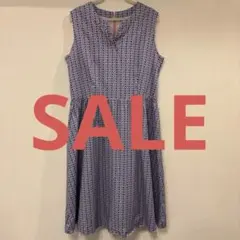 美品⭐︎TALBOTS ノースリーブひざ丈ワンピース 10