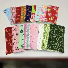 綿プリント生地ハンドメイド多色 18枚