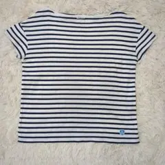 ORCIVAL ボーダー 半袖Tシャツ ホワイト/ネイビー