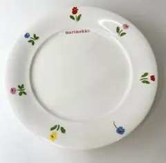 marimekko 花柄プレート　3枚セット　昭和レトロなマリメッコ　ヒビあり