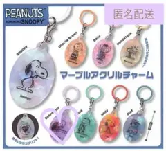 【匿名配送】PEANUTS SNOOPYマーブルアクリルチャーム -シュローダー