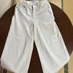 UNITED ARROWS YANUK Lydia デニムパンツ 36ホワイトのサムネイル