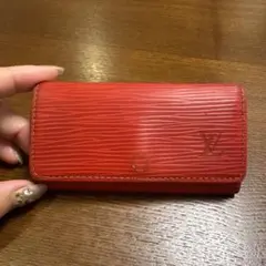 Louis Vuitton レッド エピレザー 4連キーケース