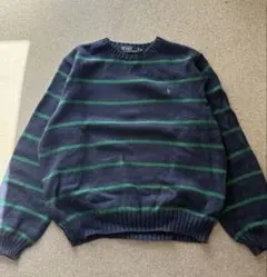 Polo by Ralph Lauren XL セーター ネイビー グリーン