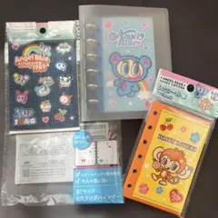 B7サイズ 6穴リングバインダー　エンジェルブルー6穴シール帳