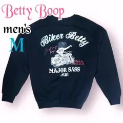 新品タグ付き【Betty Boop】メンズ長袖トレーナー　Mサイズ