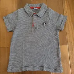 ストライプ柄 半袖シャツ 100cm