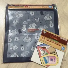 一番くじ 珈琲所 コメダ珈琲店 ステッカー ジッパーバッグ