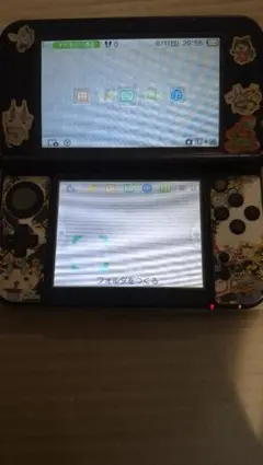 new3dsll メタリックブルー　170A　上画面ips液晶