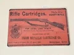 Rifle Cartridges ブリキ看板 インテリア 昭和レトロ