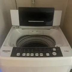 ハイセンス HW‑T55H 2024年購入 縦型洗濯機 - メルカリ