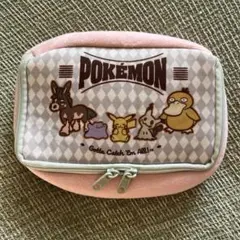 ロゴコレクション　ポケモン キャラクターポーチ ピンク　ふわふわ　未使用