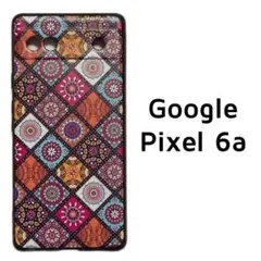 Google Pixel 6a ケース カラフル タイル