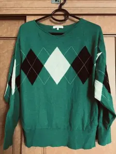グリーンセーター Мサイズ　Global Work