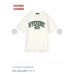 【人気】HYSTERIC GLAMOUR　EVIL COLLEGE Tシャツ