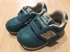 13㌢　996 スニーカー　緑　グリーン　ブルー　ベビーシューズ　キッズシューズ