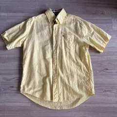 TOMMY HILFIGER 半袖シャツ S イエロー