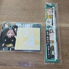 SPY×FAMILY 冬テーマ メモ帳・鉛筆セット