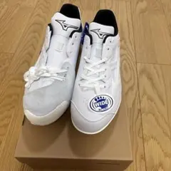 Mizuno オーダースパイクシューズ ネイビー/ホワイト 右足Pカバー付き
