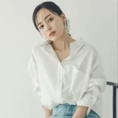 anuans スタンダードシャツホワイト 2025