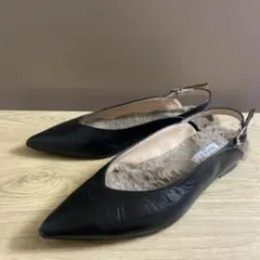 Mariela 黒　スリングバックパンプスのサムネイル