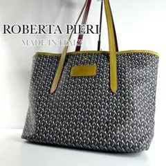 ROBERTA PIERI トートバッグ PVC レザー タタミ TATAMI