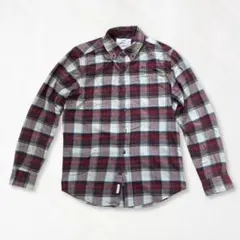 USA Weatherproof ネルシャツ チェック 長袖 綿100% 赤 Mのサムネイル
