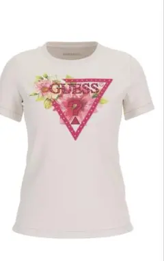 GUESS フラワーグラフィック 半袖Tシャツ　新品未使用 XS
