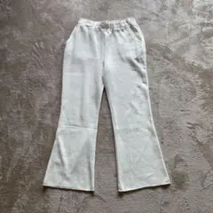 chocol raffine robe リブ編み アイボリー パンツ F