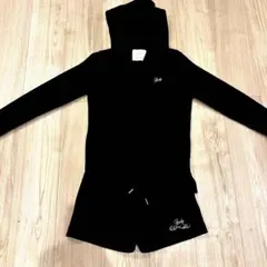 Rady 黒 フード付きセットアップ